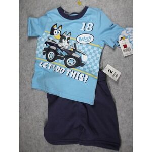 Boys Nickelodeon Bluey boys 2 pc shorts and t-shirt outfit size 24 Months
